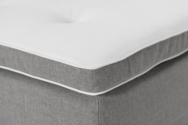 Ella Familieseng 280x210 cm - (+Flere valg) Lysegrå - Møbler - Senger - Komplett sengepakke