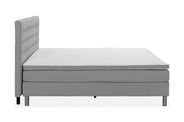 Ella Familieseng 280x210 cm - (+Flere valg) Lysegrå - Møbler - Senger - Komplett sengepakke
