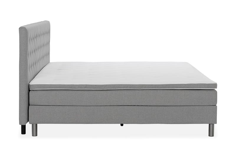 Ella Familieseng 280x210 cm - (+Flere valg) Lysegrå - Møbler - Senger - Komplett sengepakke