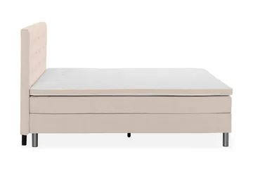 Ella Familieseng Sengepakke 240x210 cm - (+Flere valg) Beige - Møbler - Senger - Komplett sengepakke
