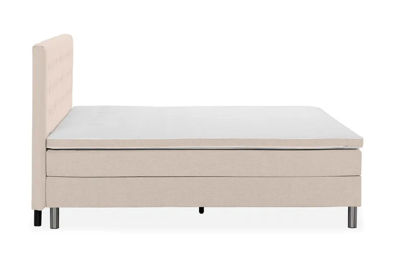 Ella Familieseng Sengepakke 240x210 cm - (+Flere valg) Beige - Møbler - Senger - Komplett sengepakke