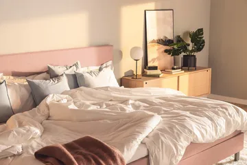 Ella Familieseng Sengepakke 280x200 cm - (+Flere valg) Rosa - Møbler - Senger - Komplett sengepakke