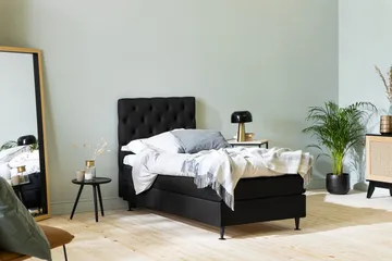 Ella Sengepakke 90x200cm - Svart - Møbler - Senger - Komplett sengepakke