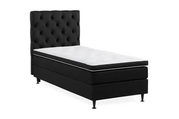 Ella Sengepakke 90x200cm - Svart - Møbler - Senger - Komplett sengepakke