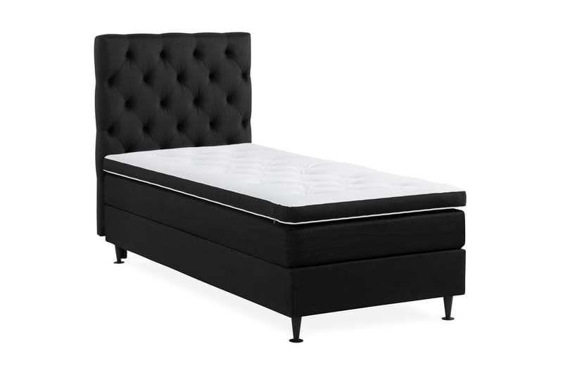 Ella Sengepakke 90x200cm - Svart - Møbler - Senger - Komplett sengepakke