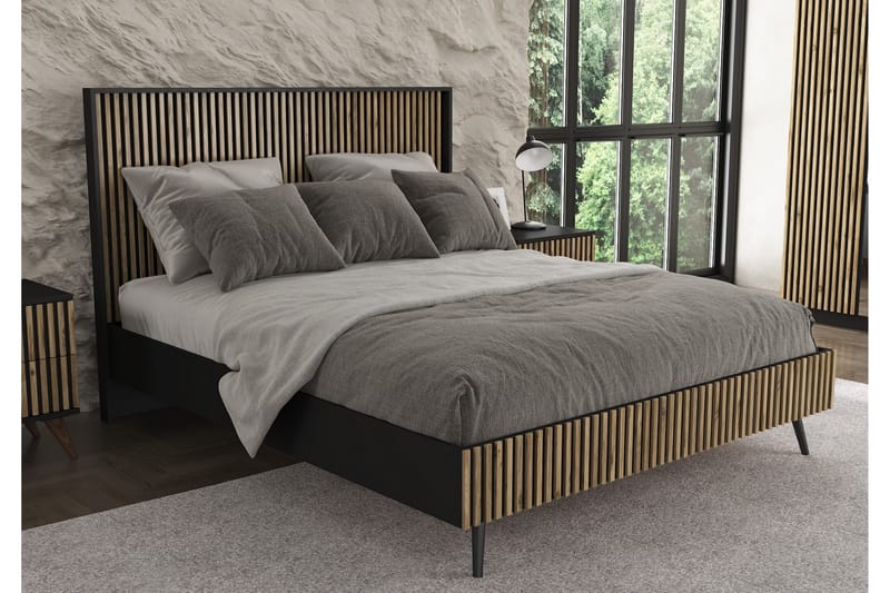 Elspet Sengeramme 169x205 cm - Brun - Møbler - Senger - Sengeramme & sengestamme