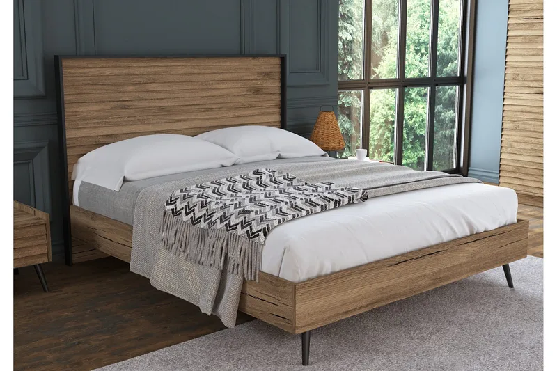 Elspet Sengeramme 169x205 cm, Brun