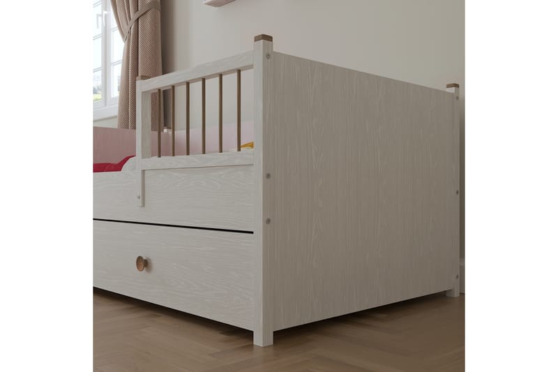 Elspet Sengeramme 90x200 cm - Hvit - Møbler - Senger - Sengeramme & sengestamme