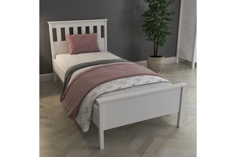 Elspet Sengeramme 99x195 cm - Hvit - Møbler - Senger - Sengeramme & sengestamme
