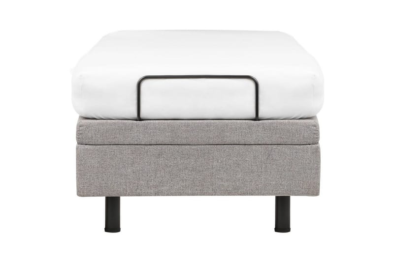 Enkelsäng Beliani Duke II Beige-Svart, 80x200 cm Grey - Møbler - Senger - Enkeltsenger