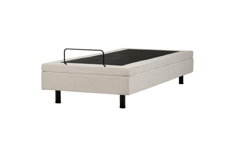Enkelsäng Beliani Duke II Ljusbeige, 90x200 cm Beige - Møbler - Senger - Enkeltsenger