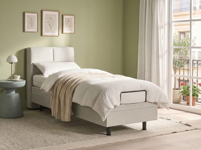 Enkelseng Viceroy 80x200 cm - Lys beige - Møbler - Senger - Enkeltsenger