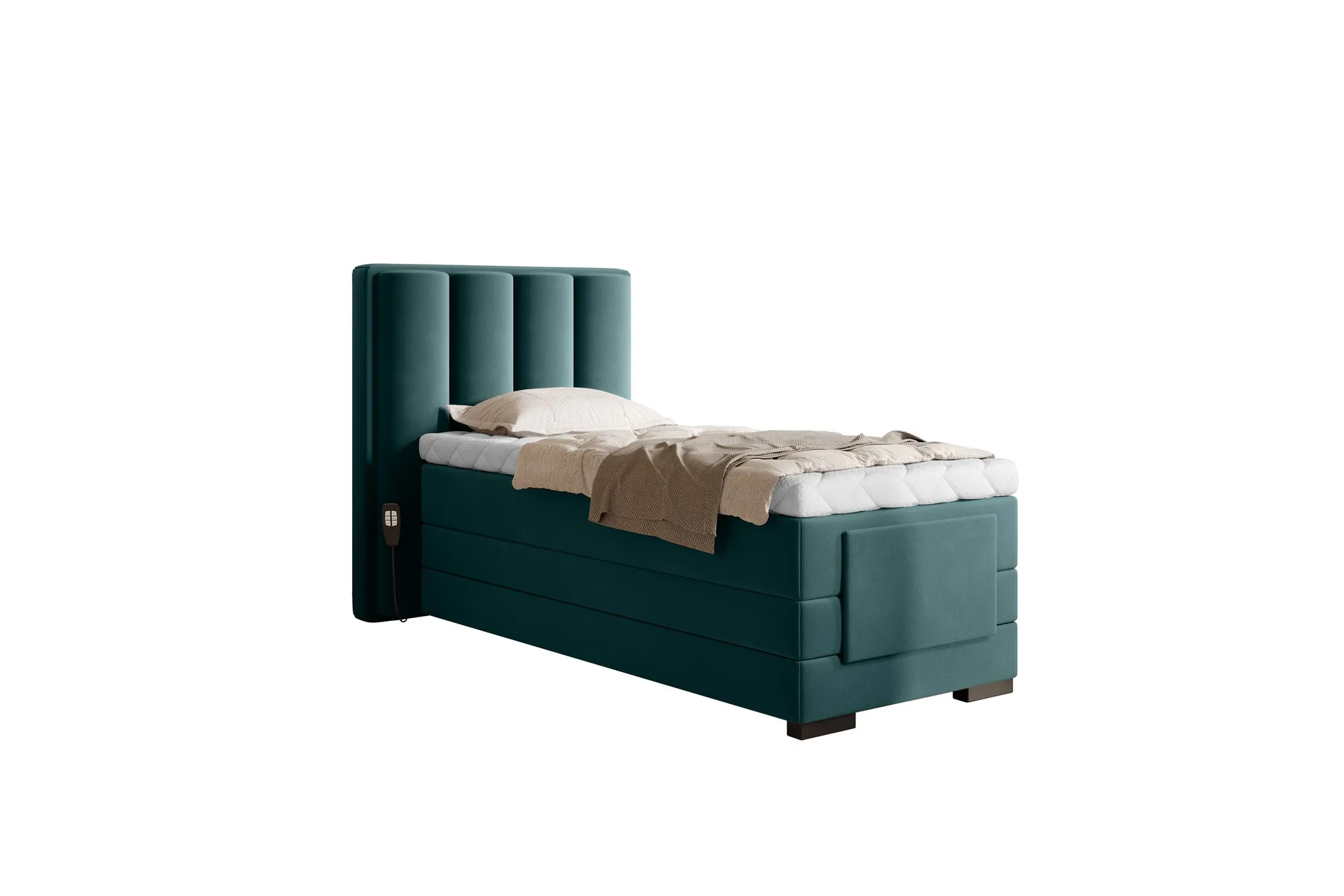 Banti Justerbar Kontinentalseng 90x200 cm - Turkis