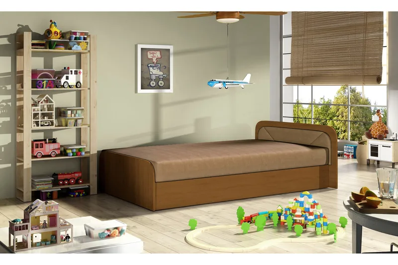 Bohi Rammeseng 80x190 cm - Brun - Møbler - Senger - Enkeltsenger