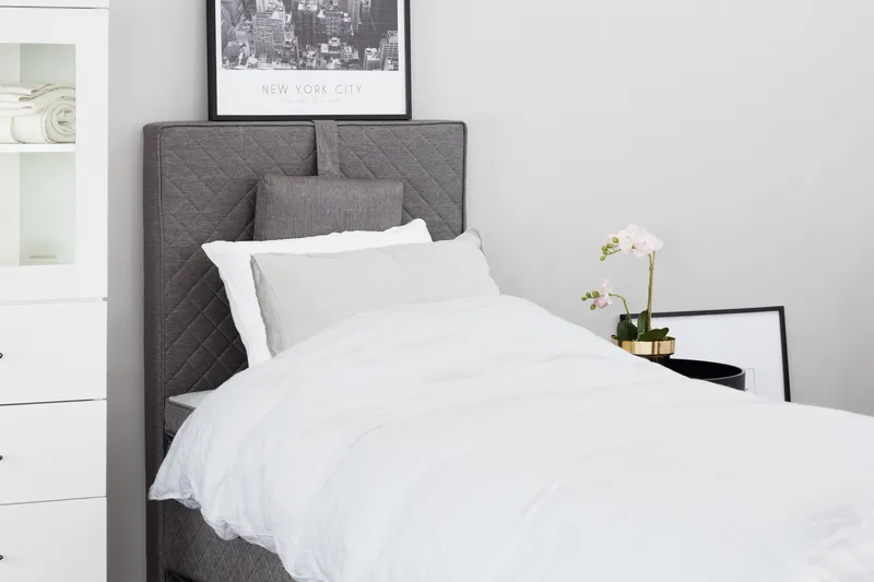 NOTTE 80 Rammeseng Grå - Møbler - Senger - Rammeseng