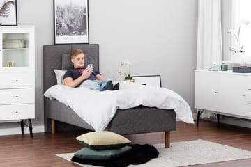 NOTTE 80 Rammeseng Grå - Møbler - Senger - Rammeseng