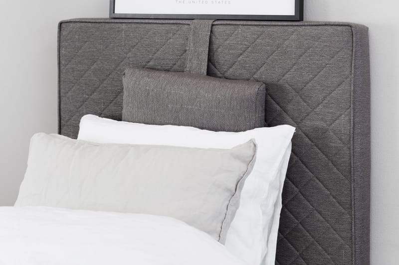 Sundborn Komplett Rammeseng 90x200 Grå - Lateks - Møbler - Senger - Rammeseng
