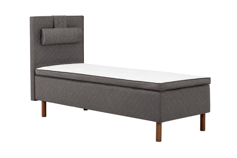 Sundborn Komplett Rammeseng 90x200 Grå - Lateks - Møbler - Senger - Rammeseng