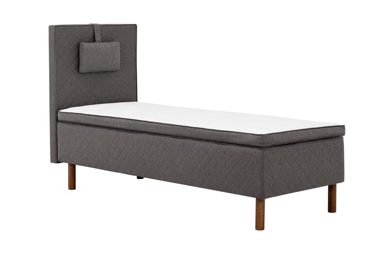 Sundborn Rammeseng 80x200 Grå - Lateks - Møbler - Senger - Enkeltsenger