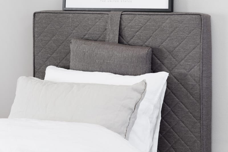 Sundborn Rammeseng 80x200 Grå - Lateks - Møbler - Senger - Enkeltsenger