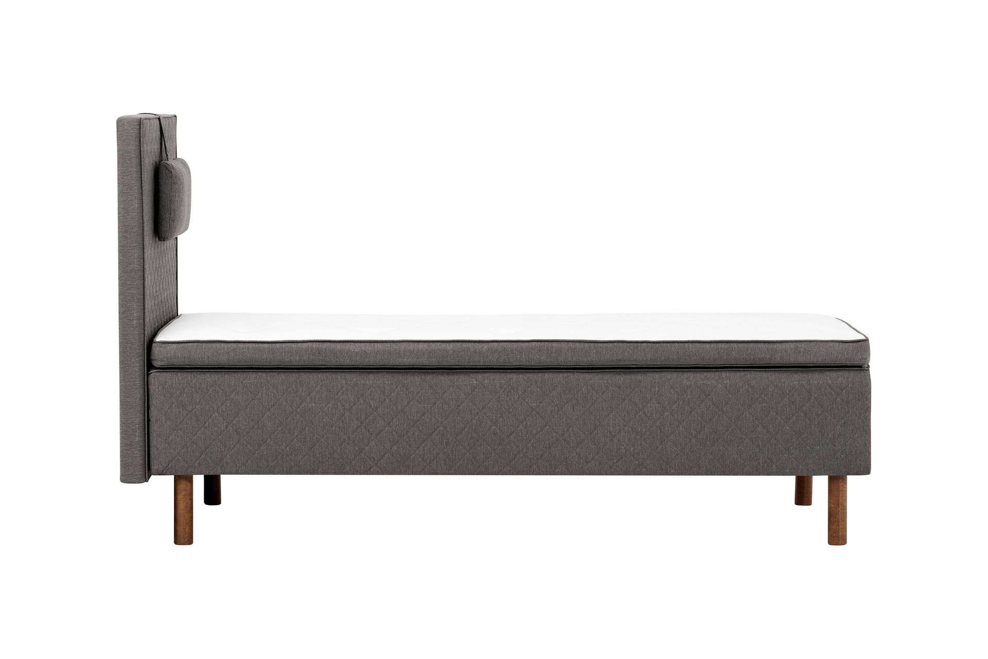 Sundborn Rammeseng 80x200 Grå - Lateks - Møbler - Senger - Rammeseng