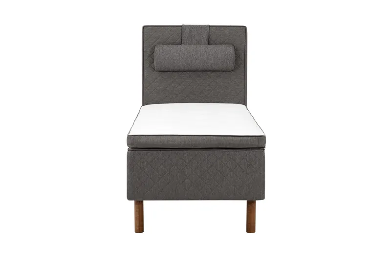 Sundborn Rammeseng 90x200 Grå - Lateks - Møbler - Senger - Enkeltsenger