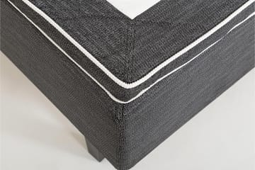 Viken Bas Rammeseng 120X200Cm - Grå, Konisk Eikeben - Møbler - Senger - Enkeltsenger