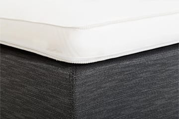 Viken Bas Rammeseng 120X200Cm - Grå, Konisk Svarte Ben - Møbler - Senger - Enkeltsenger