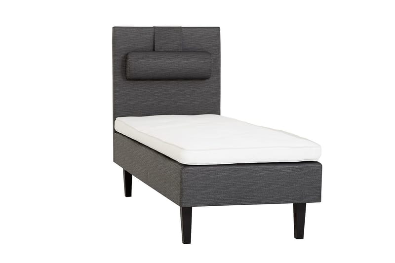 Viken Bas Rammeseng 80X200Cm, Grå, Ben Valnøtt