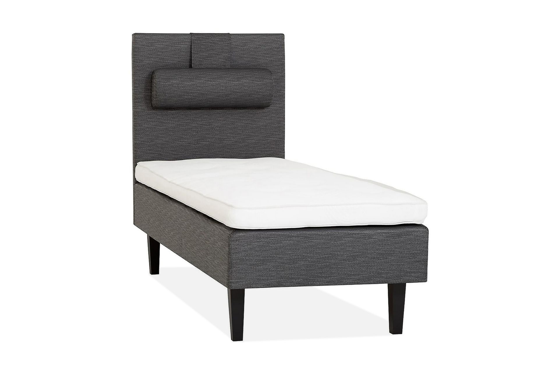 Viken Bas Rammeseng 80X200Cm - Grå, Konisk Eikeben - Møbler - Senger - Rammeseng