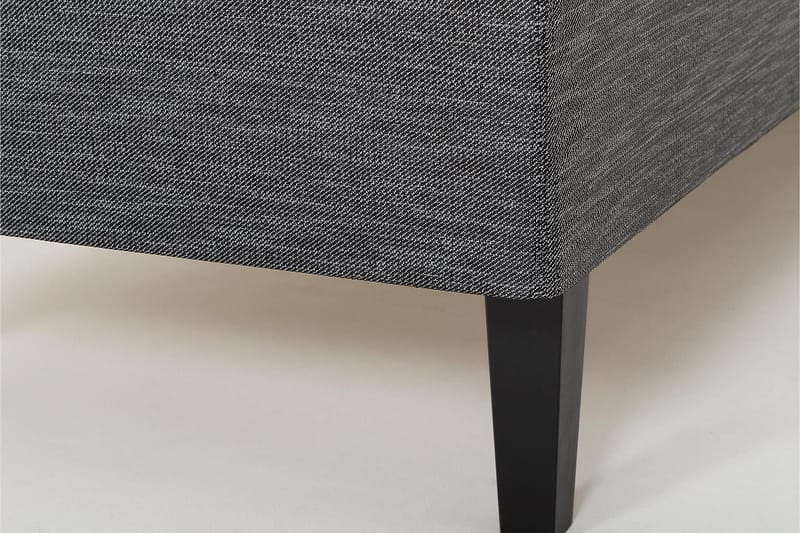 Viken Bas Rammeseng 80X200Cm - Grå, Konisk Eikeben - Møbler - Senger - Rammeseng