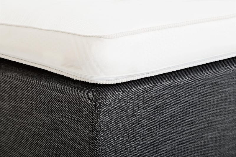 Viken Bas Rammeseng 80X200Cm - Grå, Konisk Eikeben - Møbler - Senger - Enkeltsenger