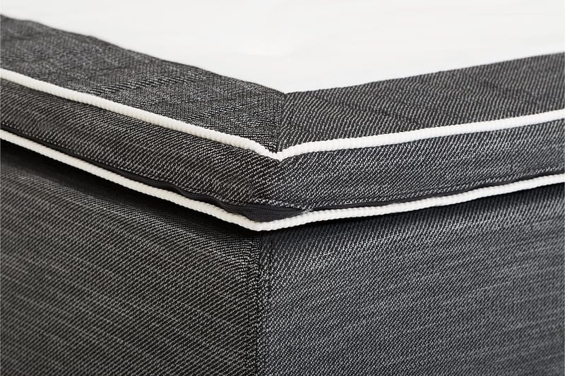 Viken Bas Rammeseng 80X200Cm - Grå, Konisk Eikeben - Møbler - Senger - Enkeltsenger