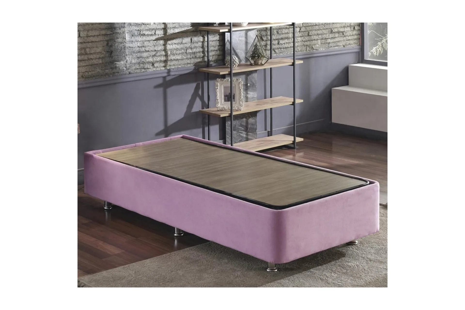 Enkeltsengunderdel Rasul Single Pnk - 120 x 200 cm