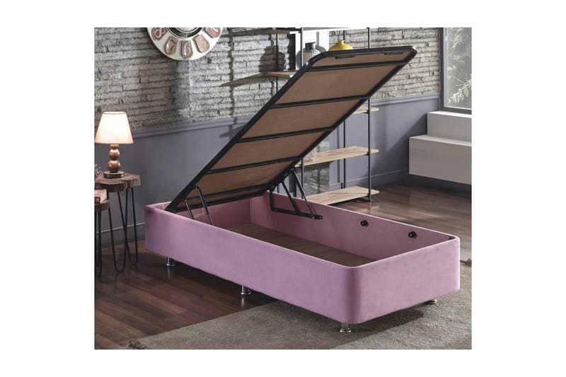 Enkeltsengunderdel Rasul Single Pnk - 90 x 190 cm - Møbler - Senger - Sengeramme & sengestamme