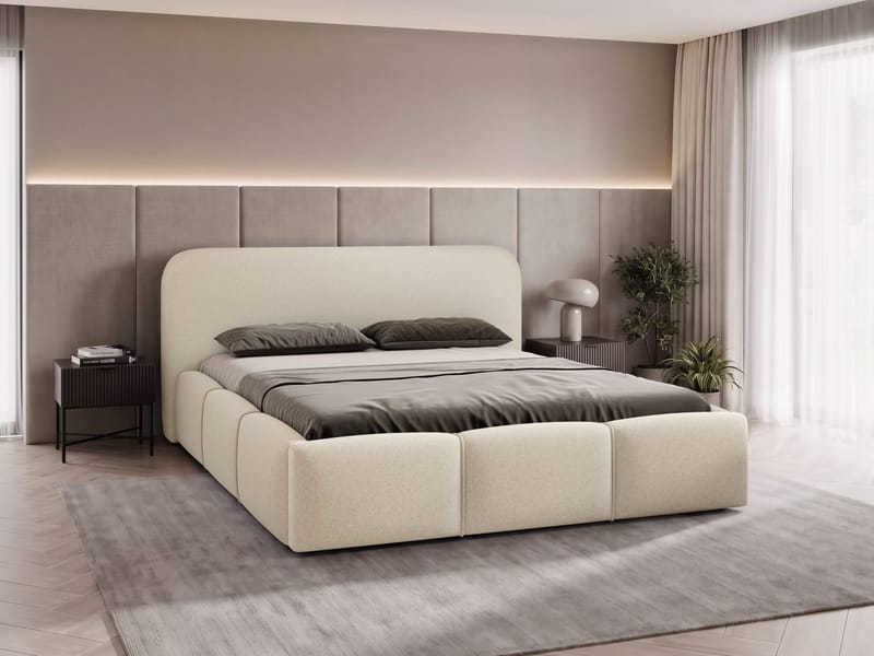 Envik sengeramme 160x200 cm - beige - Møbler - Senger - Sengeramme & sengestamme