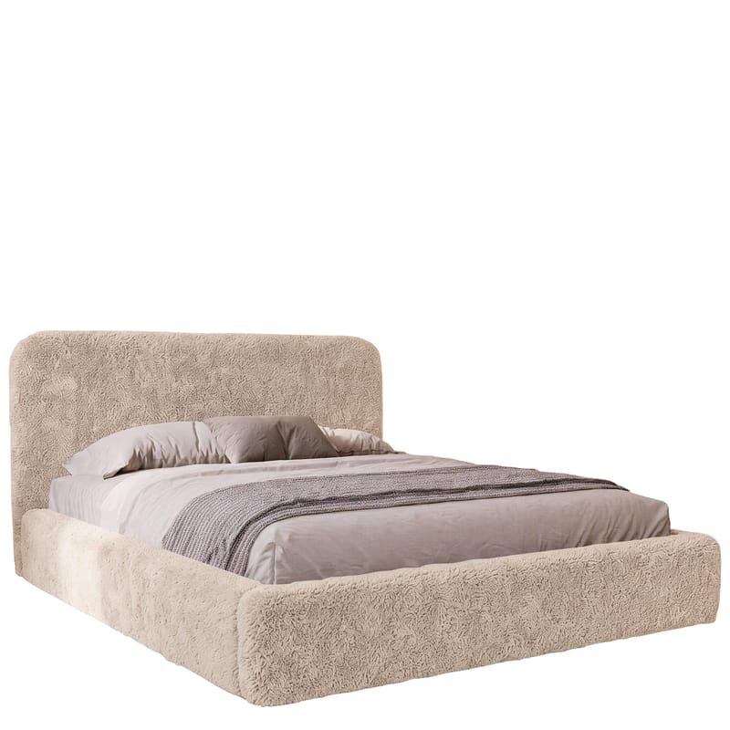 Ervyn sengeramme 140x200 cm med oppbevaring og løftefunksjon, Beige