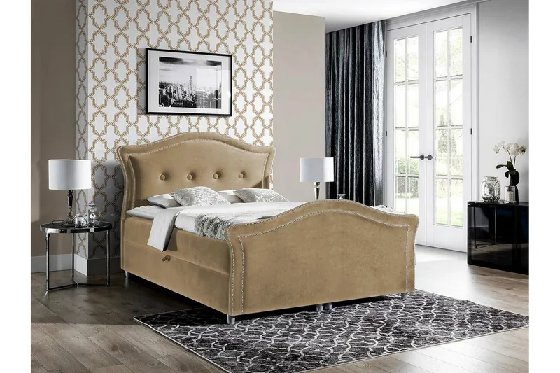 Boisdale Kontinentalseng 200x200 cm - Møbler - Senger - Familieseng