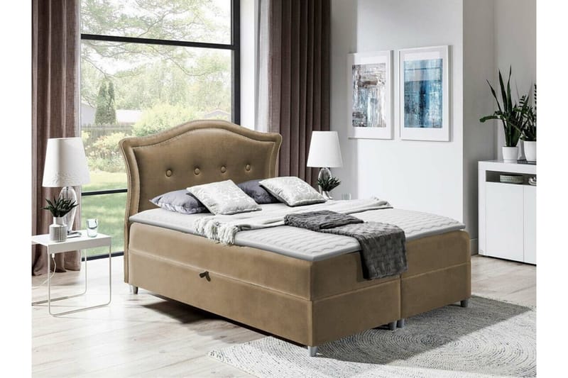 Boisdale Kontinentalseng 200x200 cm - Møbler - Senger - Familieseng