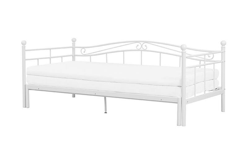 Lutebo Seng 160x200 cm - Hvit - Møbler - Senger - Familieseng