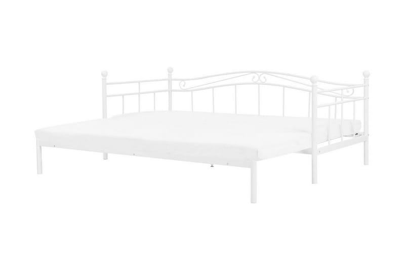 Lutebo Seng 160x200 cm - Hvit - Møbler - Senger - Gjesteseng & ekstraseng - Uttrekkbar seng