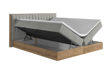 Oppbevaringsseng HARMONY 140x200 - Svart - Møbler - Senger - Familieseng