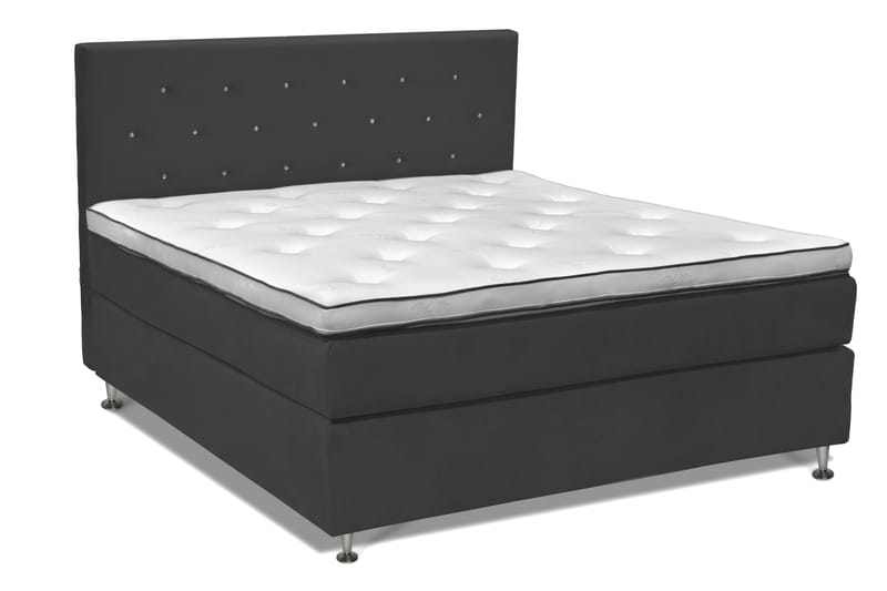 Finnigan Sengpakke Kontinentalseng 160x200 cm Medium - Mørk grå - Møbler - Senger - Kontinentalsenger