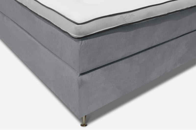 Finnigan Sengpakke Kontinentalseng 160x200 cm Medium/Fast - Lys grå - Møbler - Senger - Kontinentalsenger