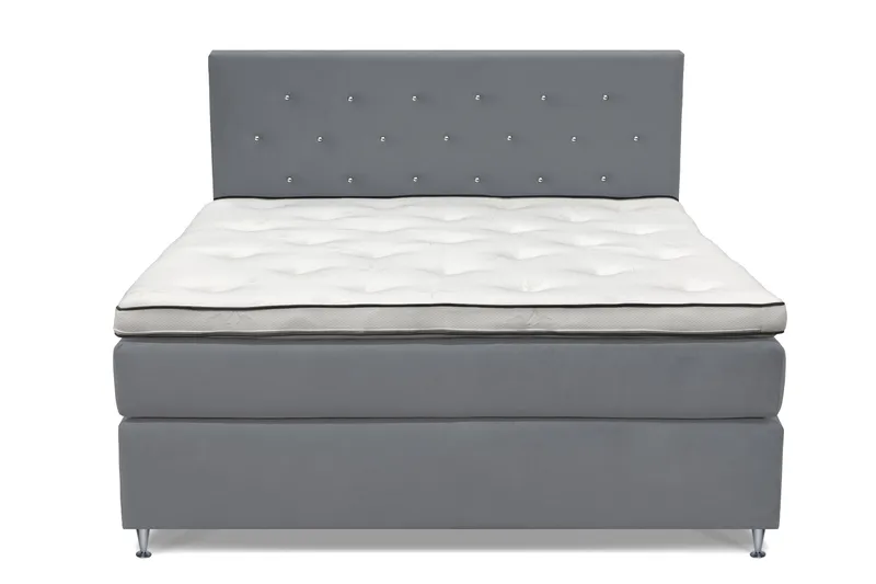 Finnigan Sengpakke Kontinentalseng 180x200 cm Medium - Lys grå - Møbler - Senger - Kontinentalsenger