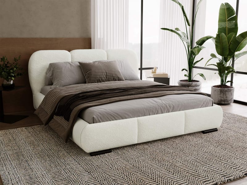 Fito sengeramme med oppbevaring 160x200 cm - hvit - Møbler - Senger - Sengeramme & sengestamme