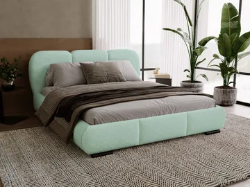 Fito sengeramme med oppbevaring 160x200 cm - mint - Møbler - Senger - Sengeramme & sengestamme