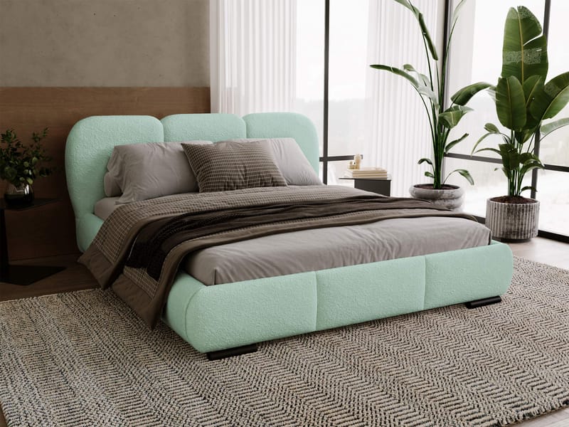 Fito sengeramme med oppbevaring 160x200 cm - mint - Møbler - Senger - Sengeramme & sengestamme