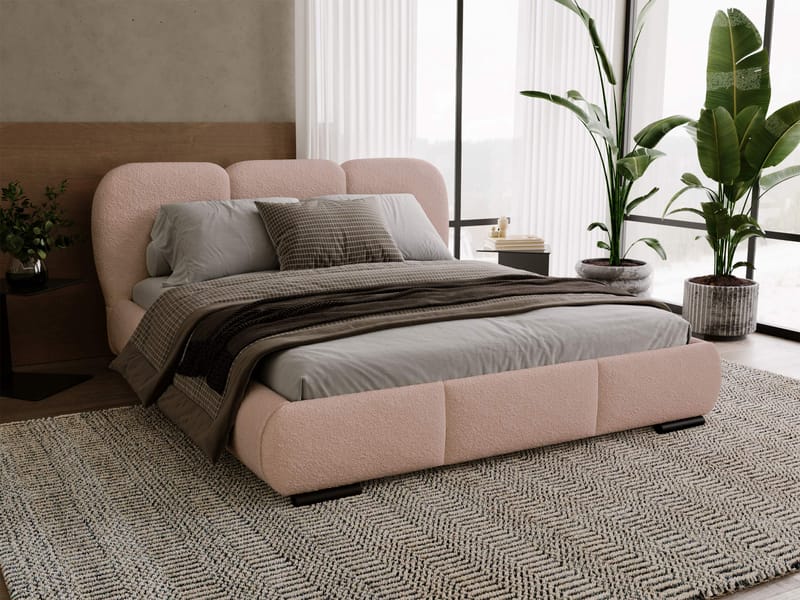 Fito sengeramme med oppbevaring 160x200 cm - rosa - Møbler - Senger - Sengeramme & sengestamme