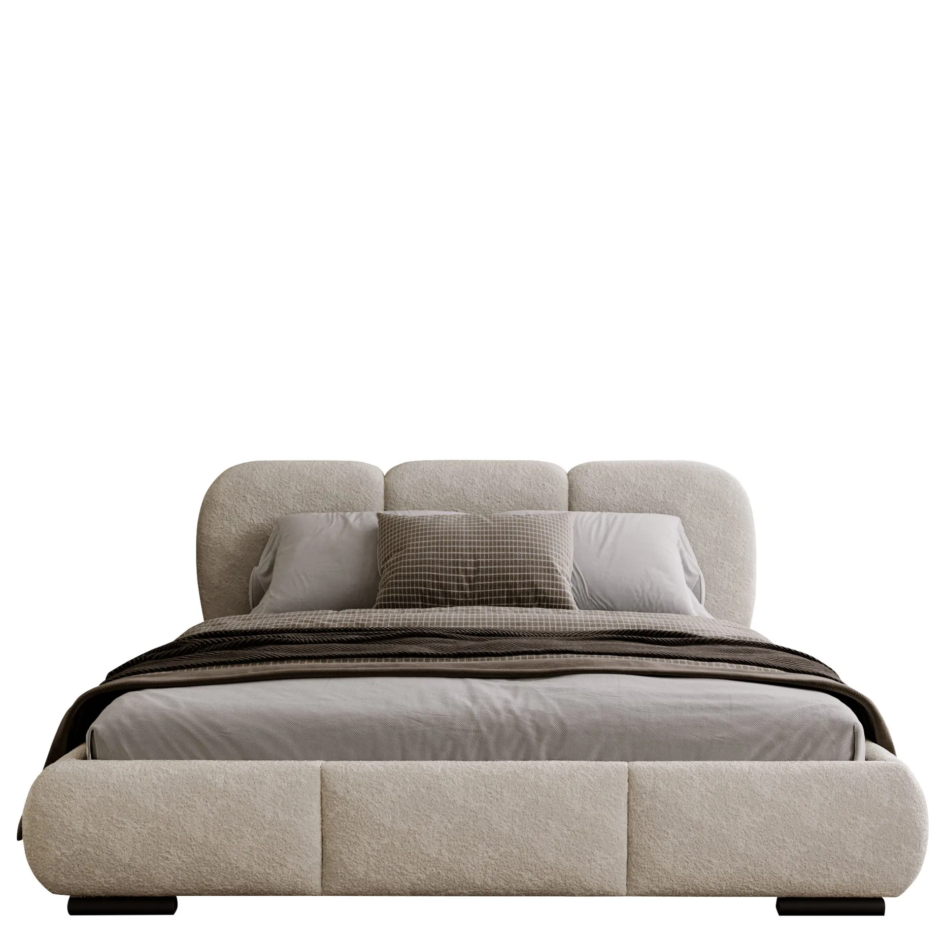 Fito sengeramme med oppbevaring 180x200 cm - beige